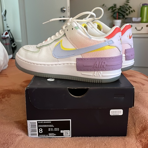women’s Air Force 1 white hydrogen Size 8 - Picture 5 of 5